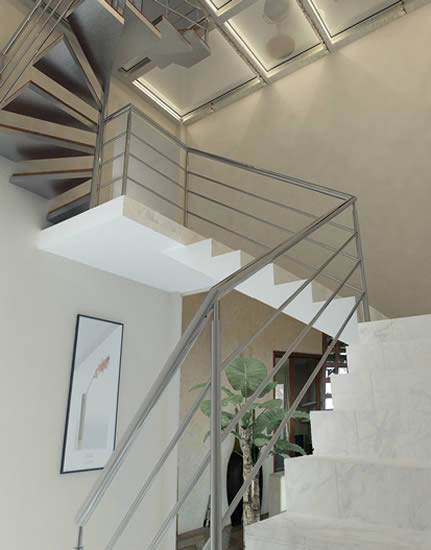 DISEÑO DE CUBO DE ESCALERA